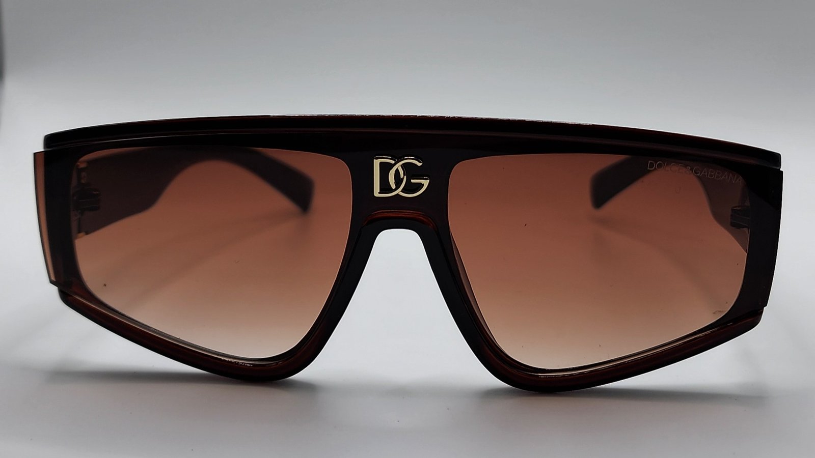 Oversized Geometric Shield Sunglasses