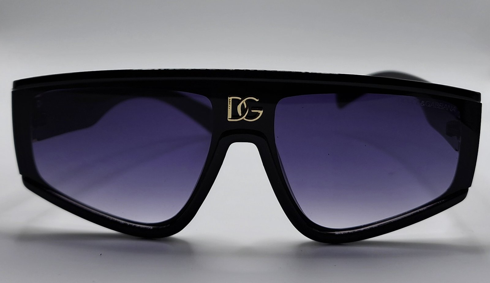 Oversized Geometric Shield Sunglasses