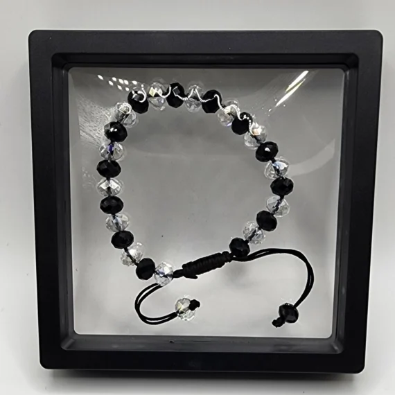 Faux Crystal Pull String Band