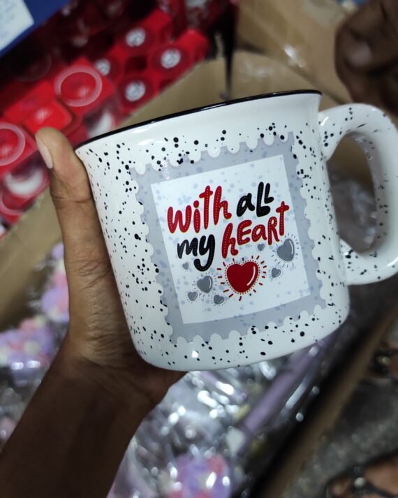 With All My Heart Mug