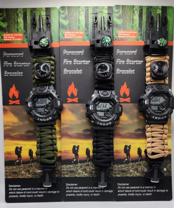 Paracord Fire Starter Bracelet